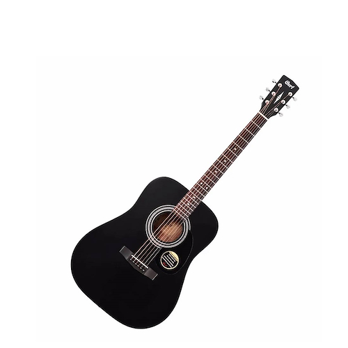 Guitarra Electroacustica Acero CORT AD810E-BKS Negra c/Funda