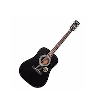 Guitarra Electroacustica Acero CORT AD810E-BKS Negra c/Funda