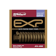 DADDARIO STRINGS EXP26  Coated Bronce Fosforado 011 Encordado Acustica