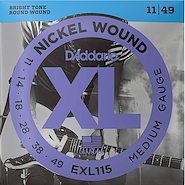 DADDARIO STRINGS EXL115 011 Nickel Wound Encordado Electrica