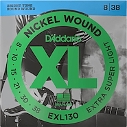 Encordado Electrica DADDARIO STRINGS EXL130 008 Nickel Wound