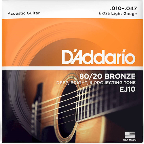 Encordado Acustica DADDARIO STRINGS EJ10