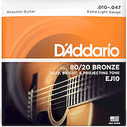 Encordado Acustica <br/>DADDARIO STRINGS EJ10