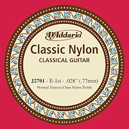 Cuerda Clasica DADDARIO STRINGS J2701 028/J27 1ra Tension Normal