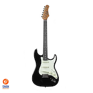 EKO ST-300 Strato Black Guitarra Electrica