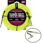 ERNIE BALL P06080 Textil Pl/Pl R-L Amarillo 3mts Cable Instrumento
