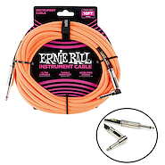 Cable Instrumento ERNIE BALL P06079 Textil Pl/Pl R-L Naranja 3mts