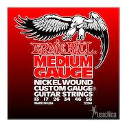 Encordado Electrica <br/>ERNIE BALL 2204 Medium Slinky Nickel Wound 13-56