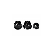 FENDER SPA 099-1370-000 Jazz Bass/Mustang/Jaguar Negra Set x3 Perilla Bajo