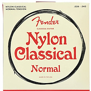 FENDER SPA 100 Nylon Clear/Silver Tie End 028-043 Encordado Clasica