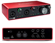 FOCUSRITE Scarlett 4i4  3ra Generación Placa de Audio