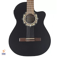 Guitarra Electroacustica Nylon FONSECA 39KEC Negra