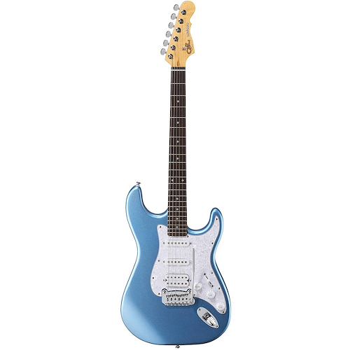 G&L    TRIBUTE Strato Legacy HSS Rosewood 3 Tone Lake Placid Blue Guitarra Electrica