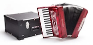 Acordeon <br/>HOFFMANN TA-4826WR a Piano 26 Teclas 48 Bajos 3 Reg Bordo