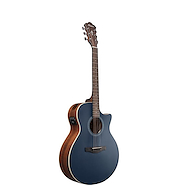 Guitarra Electroacustica Acero IBANEZ AE100 DBF Dark Tide Blue Flat.
