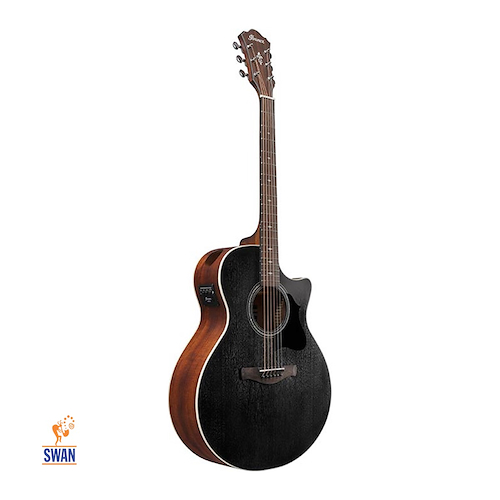 IBANEZ AE140 WKH Weathered Black Open Pore Guitarra Electroacustica Acero