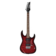 Guitarra Electrica IBANEZ GRX70QA TRB Transparent Red