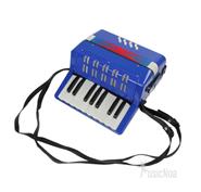 Acordeon Infantil J.MEISTER MC104WBL 8 Bajos 17 Teclas Piano Azul