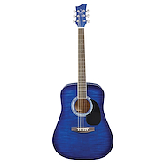 Guitarra Acustica JAY TURSER JJ45F-BLSB Dreadnought Flameada Blue Sunburst