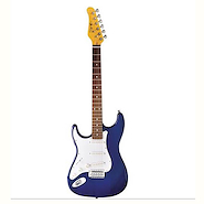 JAY TURSER JT-300-TBL Strato Rosewood Blue Guitarra Electrica