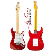 JAY TURSER JT-300M-MRD Strato Maple Metallic Red Guitarra Electrica
