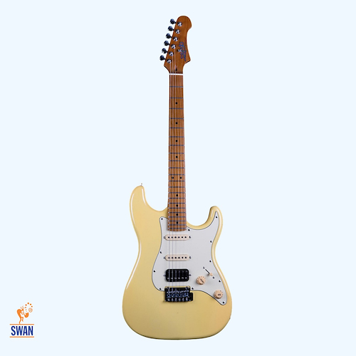 JET GUITARS JS400 VYW Strato Vintage Yellow Guitarra Electrica