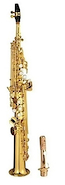 Saxo Soprano <br/>KNIGHT JBSST-400 Bb Llave De F# Yellow Brass Laqueado