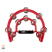 KNIGHT JB917RD 1/2 Luna 20 Sonajas Roja Pandereta
