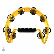 Pandereta KNIGHT JB900YL 1/2 Luna 8 Sonajas  Amarillo