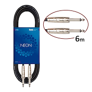 Cable Instrumento KWC Neon Standard 103 Pl/Pl 6mts