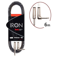 Cable Instrumento KWC Iron Standard Angular 221 Pl/Pl 6mts