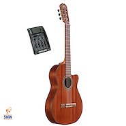 Guitarra Electroacustica Nylon LA ALPUJARRA Oruba ECM Mate c/Artec AGE-7