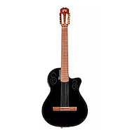 Guitarra Electroacustica Nylon LA ALPUJARRA 300KINK Negra c/Fishman INK-400