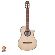 Guitarra Electroacustica Nylon LA ALPUJARRA 84KEC c/Artec AGE-7