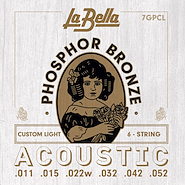 Encordado Acustica LA BELLA 7GPCL 011-052 Phospor Bronze