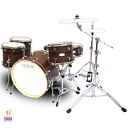 Bateria LEGEND One Mahogany Fierros+Banqueta