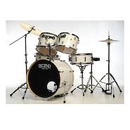 LEGEND Classic Serie II Blanco Bastonado Fierros+Banqueta Bateria