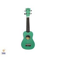 LEONARD UK15SSG Soprano Verde Surf Sparkle c/Funda Ukelele