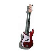 Bajo Electrico <br/>LEONARD LB255MRD Precision  Zurdo Rojo