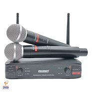 Microfono Inalambrico Mano Doble LEXSEN 2H2
