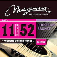Encordado Acustica <br/>MAGMA GA130PB 011 Phospore Bronze