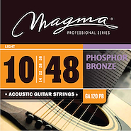 Encordado Acustica <br/>MAGMA GA120PB 12 Cuerdas Phospore Bronze