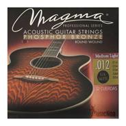 Encordado Acustica <br/>MAGMA GA140PB 012 12 Cuerdas Phospore Bronze