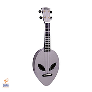 Ukelele MAHALO MC1AL MSL Soprano Alien Metallic Silver c/Funda