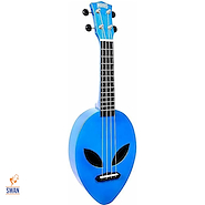 Ukelele MAHALO MC1AL MBU Soprano Alien Metallic Blue c/Funda