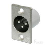 NEUTRIK NC3MP CN Macho a Chasis Conector Canon