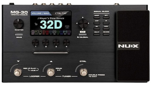 NUX MG-30 Pedalera Efecto Guitarra