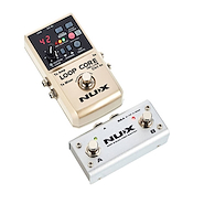 Pedal Efecto Guitarra NUX Deluxe Loop Core + NMP-2 Dual Foot Switch