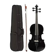 PALATINO PV-4/4 BK Black Violin c/Arco y Estuche