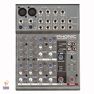 Mixer <br/>PHONIC AM105FX Mixer 2 Mic/Linea + 4st, Phantom Multiefe